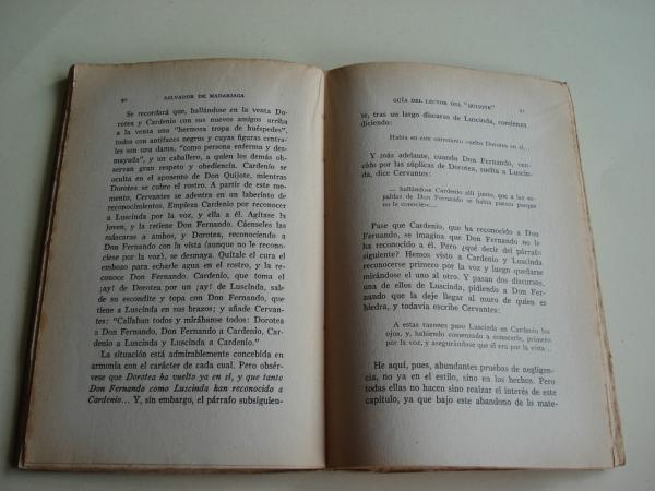 Gua del Lector del "Quijote". Ensayo Psicolgico sobre el "Quijote"