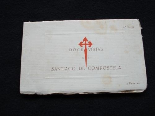 2 álbumes: 24 vistas de Santiago de Compostela. 1ª Serie / 2ª Serie. 24 tarxetas postais 