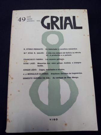 GRIAL. Revista Galega de Cultura. Nmero 49. Xullo, agosto, setembro 1975