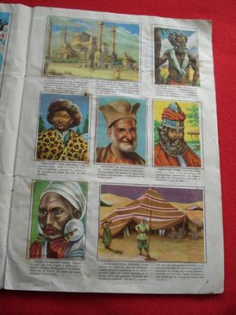 lbum de cromos EL MUNDO Y EL HOMBRE