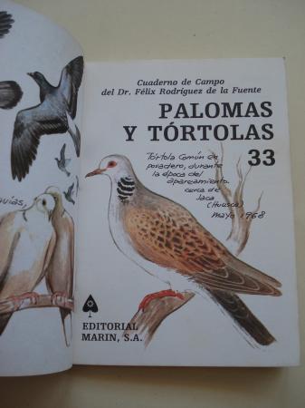 Palomas y trtolas. Cuadernos de campo, n 33