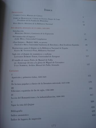 El Quijote. Biografa de un libro 1605-2005. Con el catlogo de la Exposicin Biblioteca Nacional, Madrid, 2005