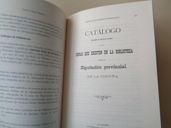 Cadernos dun cazador de bibliosauros (I). Jos Villamil y Castro e a bibliografa en Galicia no sculo XIX