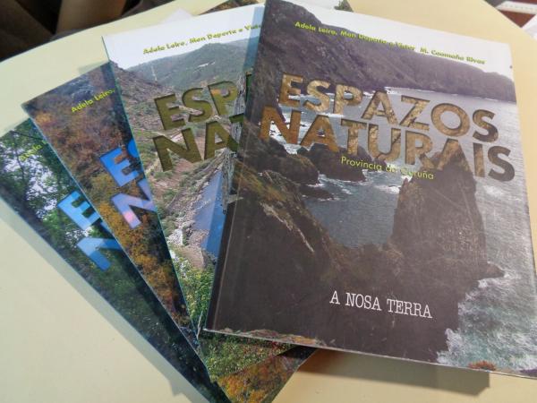 Espazo naturais. 4 tomos. A Corua - Lugo - Ourense- Pontevedra