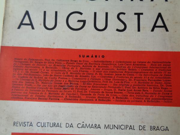 BRACARA AUGUSTA. Revista Cultural da Cmara Municipal de Braga. Julho - Dezembro 1957. (Vol. VIII - N 3-4 (37-38))