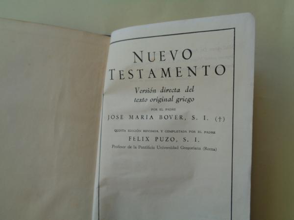 Nuevo Testamento. Versin directa del texto original griego