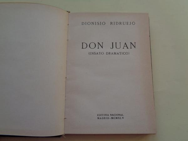 Don Juan (ensayo dramtico)