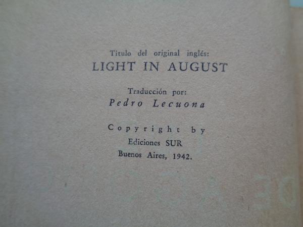 Luz de agosto
