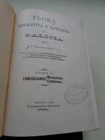 Flora descriptiva e ilustrada de Galicia. 3 tomos (edicin de 1905, 1906 y 1909)