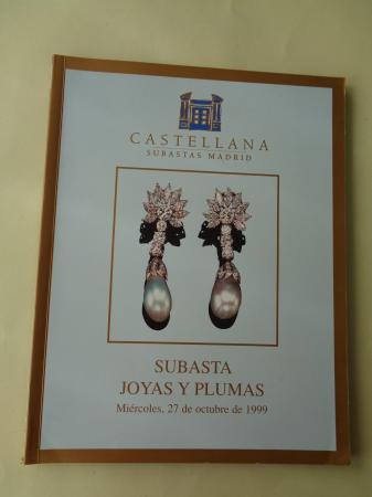 Castellana Subastas Madrid. Joyas y Plumas. 27 de octubre de 1999