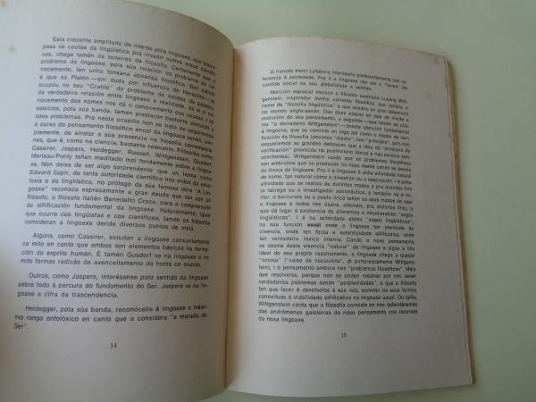 A lingoaxe e as lngoas. Discurso na RAG con contestacin de Domingo Garca-Sabell