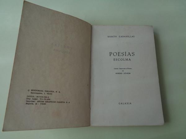 Poesas. Escolma (Ao cargo de Marino Dnega)