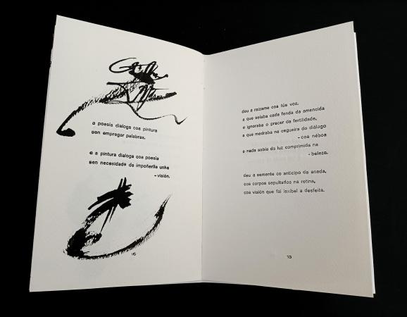 MONLOGO DO CALGRAFO, 2022 Libro de artista, exemplar nico