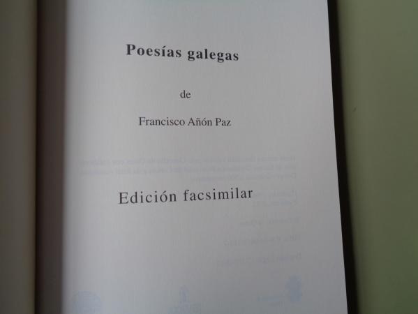 Poesas galegas (edicin facsimilar)