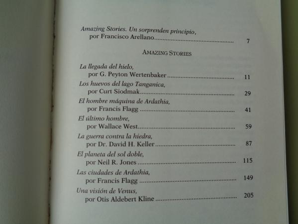 Amazing Stories (1926-1935) (8 relatos)
