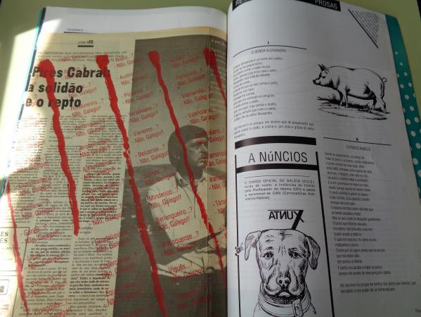 O MONO DA TINTA. Revista de Creacin. N 4 . Inverno-91 / Separata: 25+1. Poetas e un epgono