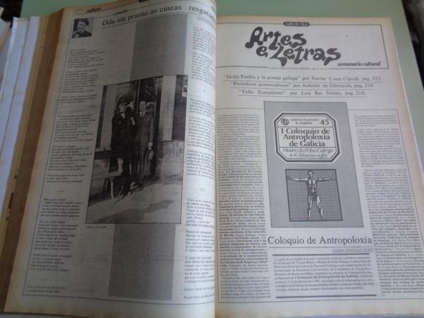 AERES Y LETRAS. SEMANARIO CULTURAL. Faro de Vigo, 1984. 