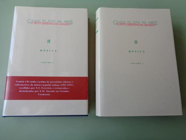 MSICA. VOLUMES 1 e 2 con CD. Galicia fai dous mil anos. O feito diferencial galego