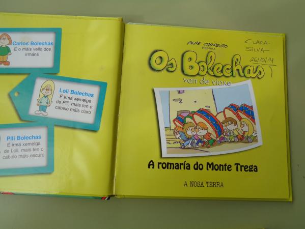 3 libros OS BOLECHAS VAN DE VIAXE (Tapa dura)