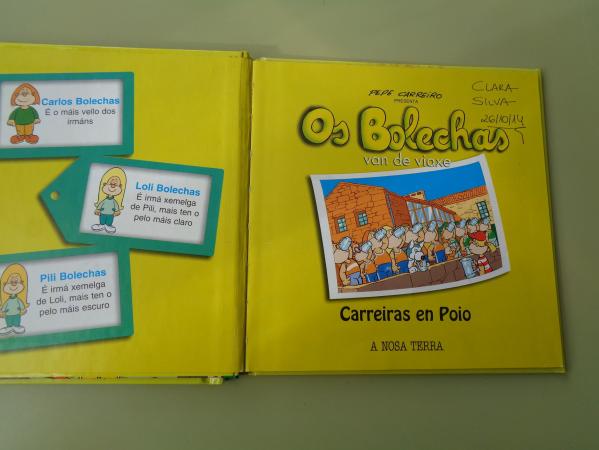 3 libros OS BOLECHAS VAN DE VIAXE (Tapa dura)