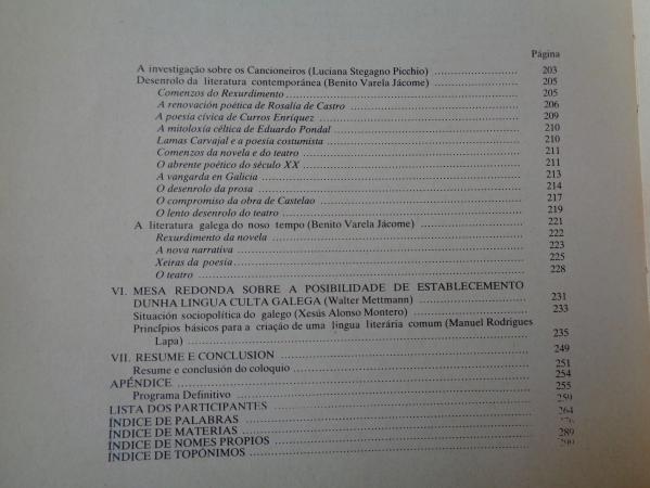 Tradicin, actualidade e futuro do galego. Actas do Coloquio de Trveris, 1980
