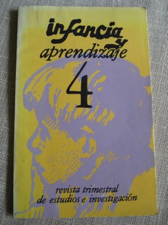 Revista Infancia y aprendizaje n 4