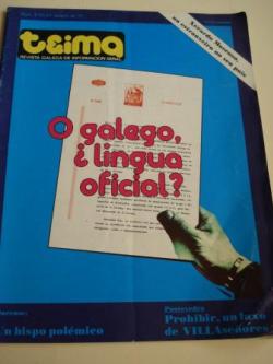 Ver os detalles de:  TEIMA. Revista galega de infromacin xeral. Nmero 6. 20-27 de xaneiro, 1977