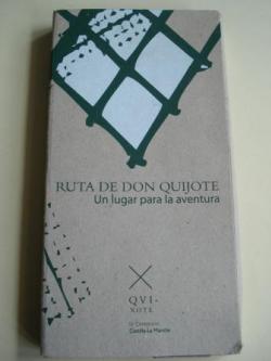 Ver os detalles de:  Ruta de Don Quijote. Un lugar para la aventura. 10 folletos desplegables de gran tamao con 10 itinerarios