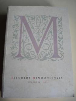 Ver os detalles de:  ESTUDIOS MINDONIENSES. NMERO 16 - 2000 - Anuario de Estudios Histrico-Teolgicos de la Dicesis de Mondoedo-Ferrol