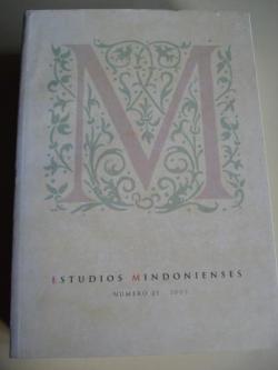 Ver os detalles de:  ESTUDIOS MINDONIENSES. NMERO 21 - 2005 - Anuario de Estudios Histrico-Teolgicos de la Dicesis de Mondoedo-Ferrol