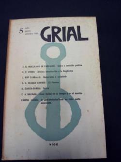 Ver os detalles de:  GRIAL. Revista Galega de Cultura. Nmero 5. Xullo, agosto, setembro 1964