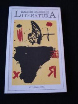 Ver os detalles de:  Boletn Galego de Literatura. N 7- Maio1992
