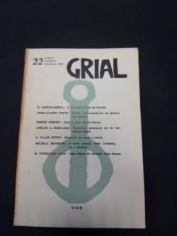 Ver os detalles de:  GRIAL. Revista Galega de Cultura. Nmero 22. Outubro, Novembro, Decembro, 1968 (Obra de teatro de Villar Ponte, A.: Nouturnio de medo e morte)