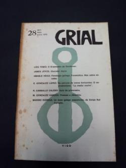 Ver os detalles de:  GRIAL. Revista Galega de Cultura. Nmero 28. Abril, maio, xuo, 1970