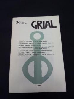 Ver os detalles de:  GRIAL. Revista Galega de Cultura. Nmero 36. Abril, maio, xuo, 1972