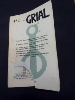 Ver os detalles de:  GRIAL. Revista Galega de Cultura. Nmero 45. Xullo, agosto, setembro 1974