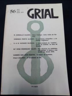 Ver os detalles de:  GRIAL. Revista Galega de Cultura. Nmero 56. Abril, maio, xuo, 1977