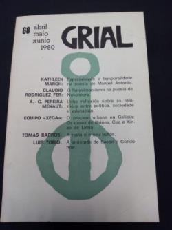 Ver os detalles de:  GRIAL. Revista Galega de Cultura. Nmero 68. Abril, maio, xuo, 1980 (Obra de teatro de Toms Barros: A raa e o seu bufn)