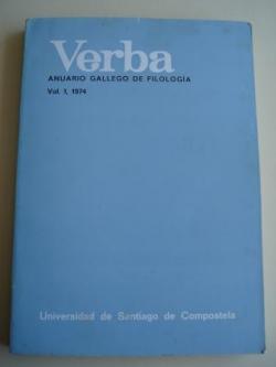 Ver os detalles de:  VERBA. Anuario Gallego de Filologa. Vol. 1, 1974