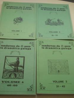 Ver os detalles de:  Cuadernos / cadernos da Escola Dramtica Galega. Coleccin completa (105 cadernos) - 4 tomos + Cadernos soltos