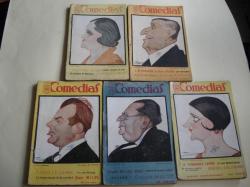 Ver os detalles de:  Comedias. Revista semanal. 5 ejemplares (1926 - 1927 - 1928)