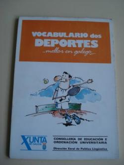Ver os detalles de:  Vocabulario dos deportes... mellor en galego   (Con vocabularios galego-casteln e casteln-galego)                        