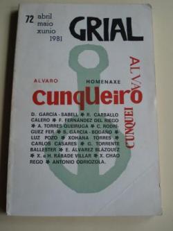 Ver os detalles de:  GRIAL. Revista Galega de Cultura. Homenaxe a lvaro Cunqueiro. Nmero 72. Abril-maio-xuo, 1981