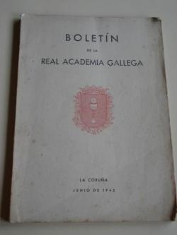 Ver os detalles de:  Boletn de la Real Academia Gallega. Nmeros 281-284. A Corua, Junio 1945 (Vicente Risco, Xaqun Lorenzo, Ramn Villar Ponte...)