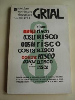Ver os detalles de:  GRIAL. N86. Outubro-novembro-decembro, 1984. Vicente Risco