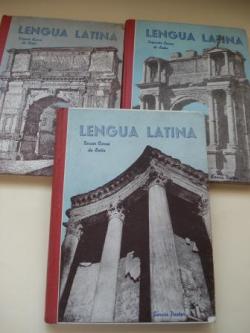 Ver os detalles de:  Lengua Latina. 3 tomos: Primer Curso / Segundo Curso / Tercer Curso