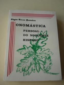 Ver os detalles de:  Onomstica persoal do noroeste hispano