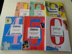 Ver os detalles de:  6 libros. Galego. Ciclo Inicial. Ciclo Medio. Ciclo Superior. Colectivo ESTEO / Colectivo VIEIRO (Va Lctea, 1985)