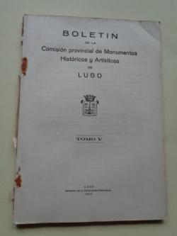 Ver os detalles de:  Boletn de la Comisin Provincial de Monumentos Histricos y Artsticos de Lugo. Nmeros 37 y 38, Primer y segundo trimestre de 1952