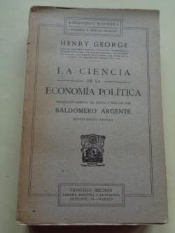 Ver os detalles de:  La ciencia de la economa poltica